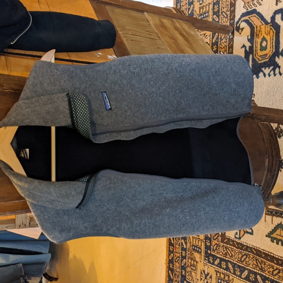 Vintage 2000 Patagonia Vest Full Zip Fleece Cycling Grey - Picture 3 of 15
